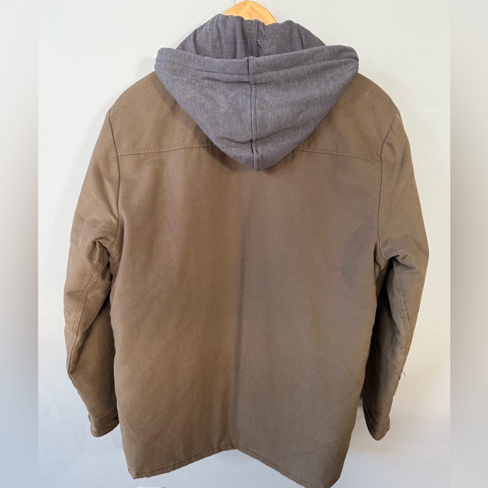 Dickies Men's Brown Hooded Work Jacket - Picture 2 of 4